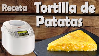 Tortilla de Patatas en la Moulinex Maxichef Advanced  Receta [upl. by Accber]