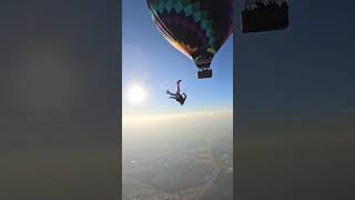 What Happens When You Skydive from a Hot Air Balloon in Brazil [upl. by Aneehs]