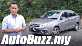 2016 Proton Saga Premium CVT review  AutoBuzzmy [upl. by Schober]