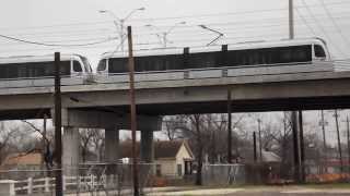 Houston MetroRail Northline Sunday 2014 02 23 [upl. by Loralie]