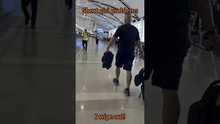 I can’t believe I wiped out shorts shortgirl airport airportfails fails fail [upl. by Eidorb821]