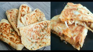 Crêpe turc Gölzeme farcie à la viande hachée 😋بان كيك تركي ، بان كيك جولزيم محشي باللحم المفروم [upl. by Karia868]