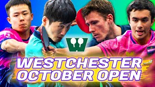 Westchester Table Tennis Center October 2024 4k HD Ft Enzo Angles Yiran Wu Jian Li Adi Sareen [upl. by Nodnorb]