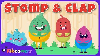 Stomp Clap Dance  THE KIBOOMERS Preschool Movement Songs for Circle Time [upl. by Lilhak]