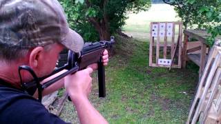 MP 40 Luftgevär Full Auto Stålrundkulor Co2 [upl. by Theodor]