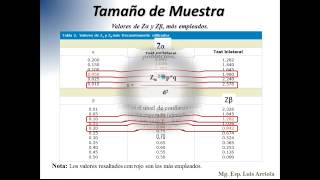 FORMULAS DE TAMAÑO MUESTRAL [upl. by Violeta]