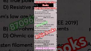 Rrbje PYQ Best Books online  offline rajkamalsir rrbje books electrical engineering rrbjebooks [upl. by Durtschi]