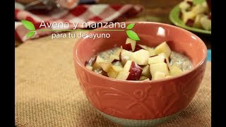 Receta avena y manzana para tu desayuno  Alpina Colombia [upl. by Ayikur]