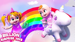 🌈 Dollys Magical Unicorn Adventure 🦄 Kids Playtime Fun [upl. by Dnarud151]