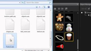 Corel MotionStudio 3D import objects [upl. by Nial]