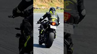 Triumph street triple 765 rs on track Triumph 765rs triumphstreettriple s24ultra [upl. by Placidia]