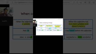 Comparative Adjective english paragraph grammar education shortsvideo shortsfeed [upl. by Kaplan]