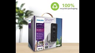 Caméra Philips WelcomeEye View 2K WIFI TRACKING [upl. by Pacheco]