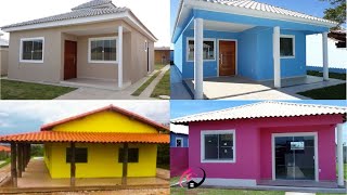 200 IDEIAS DE CORES PARA FACHADAS DE CASAS SIMPLES  Cores para casas  MINHA CASA MINHA VIDA 2024 [upl. by Ariaj]