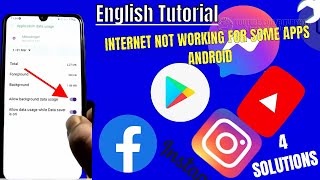 Apps Say No Internet Connection  Some Apps Not Working On Mobile Data Android Fixed [upl. by Avie]