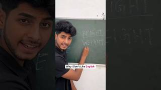 Why l dint like English 🤡💤teacher shorts funny trending viralvideo students comedy [upl. by Follmer]