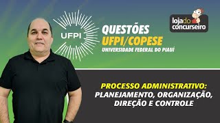 Questões UFPICOPESE  Processo Administrativo  Petronio Castro [upl. by Llib738]