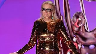 Candice Bergen Takes Dig at Vice Presidential Candidate JD Vance in 2024 Emmys Speech ‘Meow [upl. by Buyer]