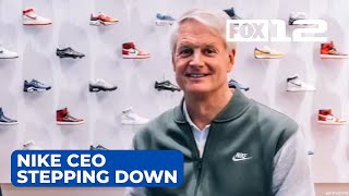 Nike CEO John Donahoe stepping down following massive layoffs [upl. by Aniretak701]