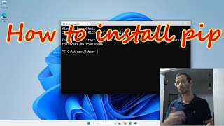 How to install Pip on Windows 11 [upl. by Iinde]