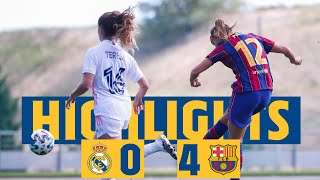 HIGHLIGHTS  Real Madrid 0  FC Barcelona 4 [upl. by Ardnalak]