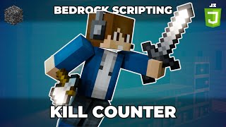 Create a Kill Counter for Minecraft Bedrock Edition [upl. by Arratoon]