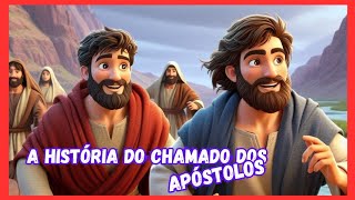 Os primeiros apóstolos chamados por Jesus apóstolos Jesus infantil [upl. by Eimmak194]