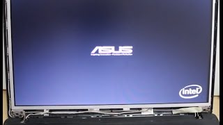 HOW TO REPLACE A BROKEN LCD SCREEN ON ASUS LAPTOP [upl. by Enoval]