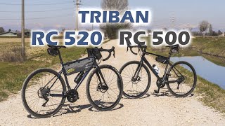 Triban RC 500 e RC 520 recensione e differenze  Vlog 067 [upl. by Nahtad]