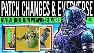 Destiny 2 NEW PATCH CHANGES amp EVERVERSE LOOT Ghostbusters New Loot Weapons Vendors 19 March [upl. by Renelle]