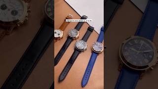 Fossil FS4812 Premium Leather Collection For Men watch chronostore bluedial chronoswiss [upl. by Yasdnyl]