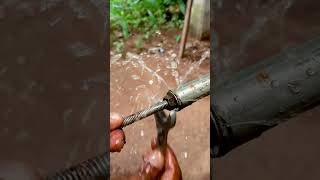 stop water leak from metal tube DIY shorts [upl. by Gaelan]