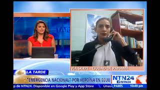 Ivonne Torres especialista en farmacología se refirió en NTN24 a la crisis de opiáceos en EE UU [upl. by Ahsaf]