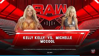 WWE2K23 Kelly Kelly vs Michelle McCools [upl. by Hacissej]