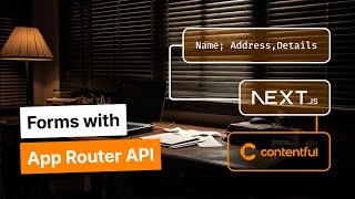 Handling Forms with Nextjs App Router API [upl. by Nowad]