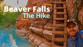 Full HIKE to BEAVER FALLS  The best daytrip in Havasupai [upl. by Edda]