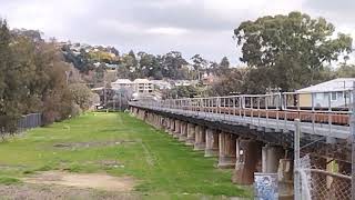 XPT passing over the Murrumbidgee River 28724 [upl. by Marek]