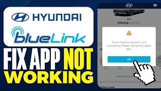 How To Fix Hyundai Bluelink App Not Working 2024 [upl. by Ellissa]