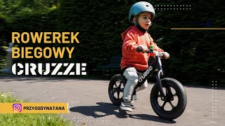 Pierwszy rowerek biegowy Cruzee Przygody Natana [upl. by Ahtoelc]