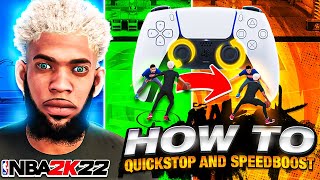 HOW TO SPEEDBOOST SPAM amp QUICKSTOP ON NBA 2K22 W HANDCAM 2K16 SPEEDBOOST  2K20 PEAKS [upl. by Navets]