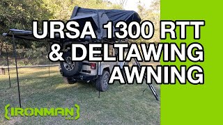 Ironman4x4 Ursa 1300 Tent and Deltawing Awning [upl. by Joete71]