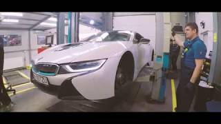 Revizie sistem franare BMW i8 [upl. by Oecam]