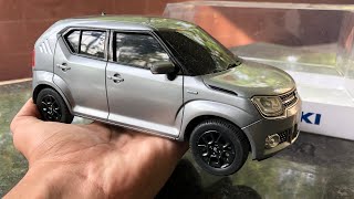 Unboxing of Maruti Suzuki Ignis Diecast Model Car [upl. by Anaiek]