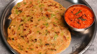 Instant Wheat Flour Dosa amp Chutney Wheat Dosa Breakfast Recipe [upl. by Eelano]