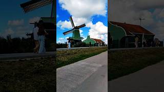 A Village in Netherlands amp Wind Mills 🇳🇱 [upl. by Aneekahs]