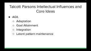 Ch 9 Functionalism Parsons and Merton [upl. by Araht718]