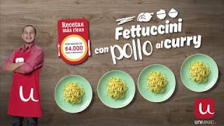 Unimarc  Recetas 4x4 Fetuccini con pollo al curry [upl. by West]