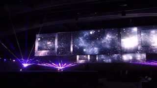 Dreamforce 2014 Opening Video Live with Lasers [upl. by Annehcu360]