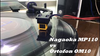 Installing new Nagaoka MP 110 cartridge and Ortofon OM10 comparison Turntable oh yeah [upl. by Lorusso]