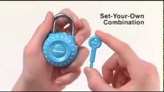 Master Lock 1590D Combination Padlocks  Informational [upl. by Cumings504]